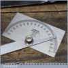 Vintage General Hardware No 17 Adjustable Tool Stainless Steel Protractor