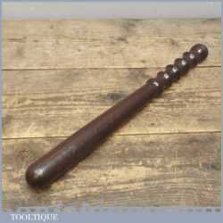 Antique Rosewood Policeman’s Truncheon Measuring Approx 16” Long