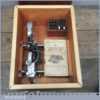 Vintage Lewin Universal Combination Plane boxed With Set Of Cutters.