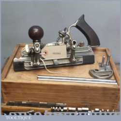 Vintage Stanley Sweetheart No: 45 Combination Plane Plus 2 Boxes Of Cutters