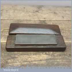 Vintage Hard 6" Long 2" Wide Natural Oil Sharpening Stone - Boxed