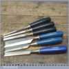 Selection Of 6 Bevel Edge Chisels - Stanley 5001 Plus 1 Marples