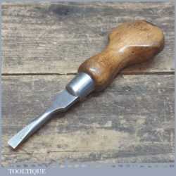 Antique Sheffield Coffin Makers Screwdriver 11/32” Flat Head End - Good Condition