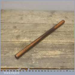 Antique Lignum Vitae Rolling Ruler Measuring Stick - 14 ½” Inches Long