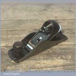 Vintage Stanley England No: 220 Block Plane With Adjustable Iron