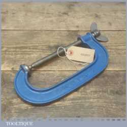 Vintage Record 6” Inch Heavy Duty G Cramp For Woodworking - Original Condition