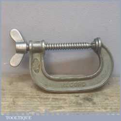 Vintage Record 3” Inch Heavy Duty G Cramp - Original Condition