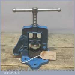 Vintage Record No 91 1/2 Bench Pipe Vice Clamp - Good Condition