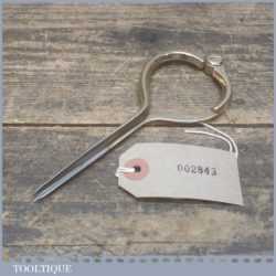 Lovely Shaped Pair Of Vintage 6” Inch Brass Dividers With Steel Tips