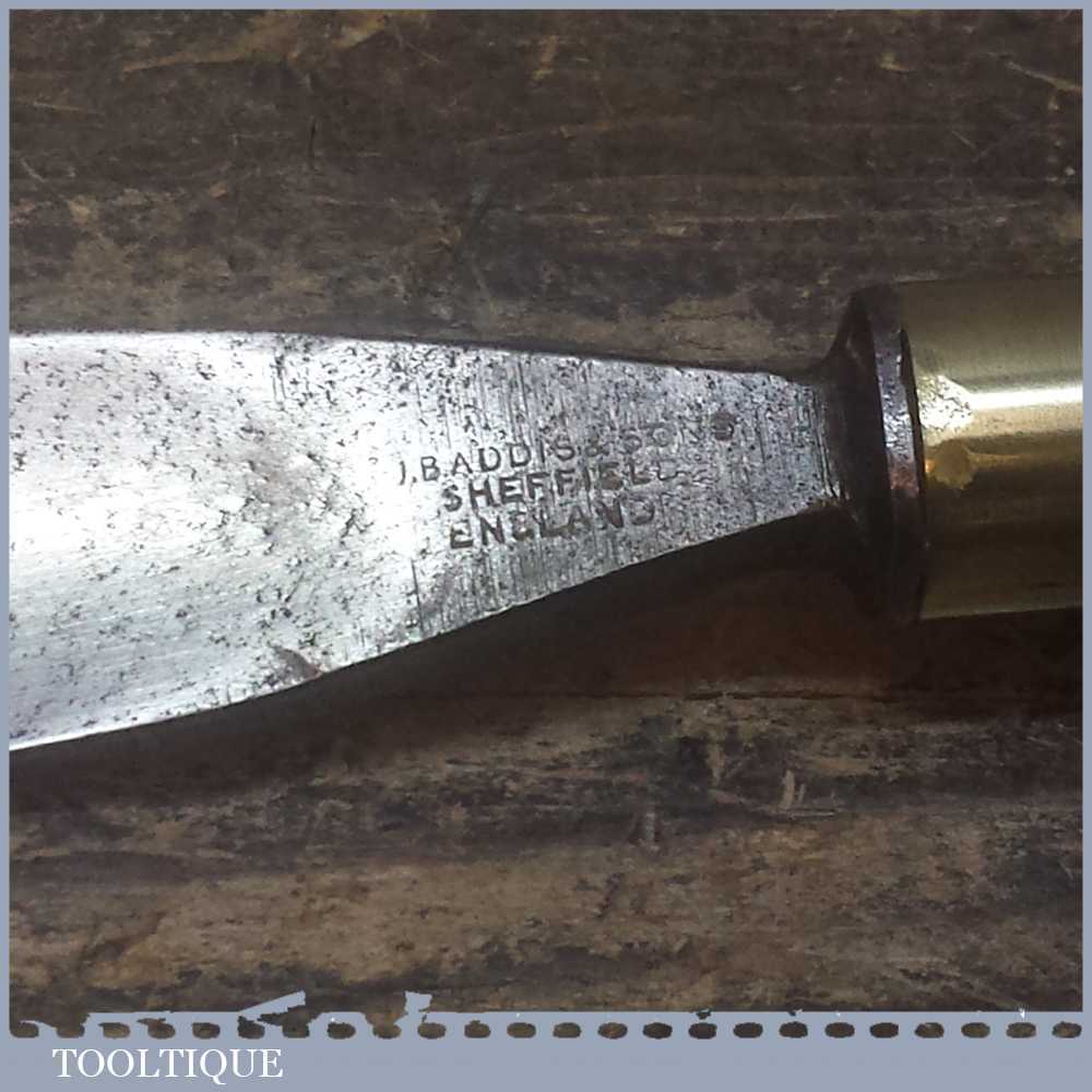 Vintage JB Addis & Sons 1” Inch Curved Carving Gouge Chisel – Boxwood ...
