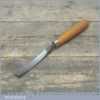 Vintage JB Addis & Sons 3/4” Inch Curved Carving Gouge Chisel - Boxwood Handle