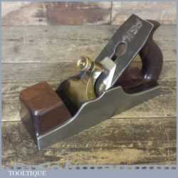 Rare Antique Norris No: 13 Smoothing Plane Rosewood Infill - Stamped Patent Metal On Front