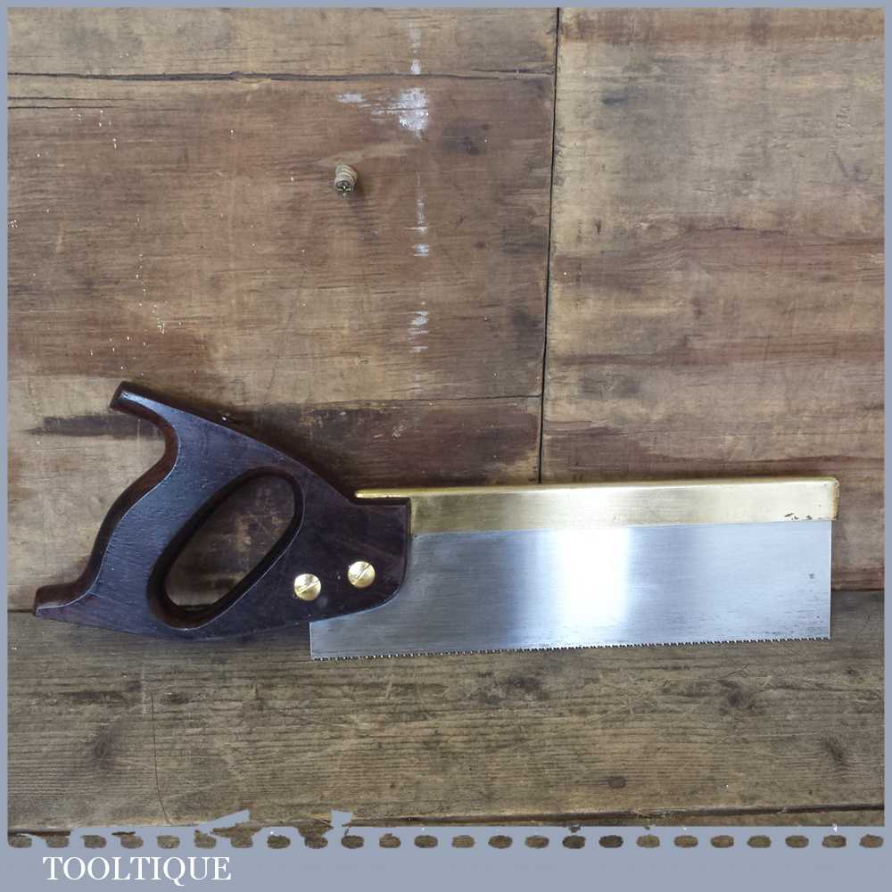 Vintage Spear And Jackson Special 10” Brass Back Dovetail Saw