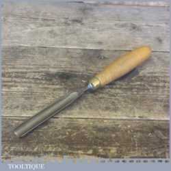 Vintage 9/16” Henry Taylor (Acorn) Forged Steel Deep Gouge Carving Chisel