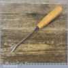 Vintage 13/32” Henry Taylor (Acorn) Back Bent Carving Chisel