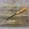 Vintage 19/32” S J Addis No: 24 Bent Bit Carving Chisel - Good Condition