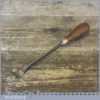 Vintage Patternmakers Deep Spoon Gouge Carving Chisel - Sharpened Honed
