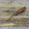 Vintage 9/32” Henry Taylor Bent Gouge Carving Chisel - Sharpened Honed