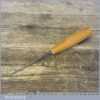 Vintage 1/8” Henry Taylor (Acorn) Fine Veiner Straight Gouge Carving Chisel - Sharpened