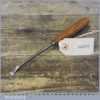 Early 18th C Blacksmiths Made 5/8” Wide Spoon Bit Carving Chisel - VERCHERE