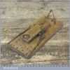 Antique Mouse Trap With Spring Mechanism Rare Survivor - Decorative