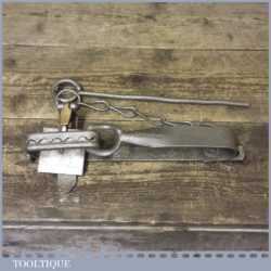 Vintage E Tinsley 11" Gin Trap With Brass Tongue And Catch - Decorative