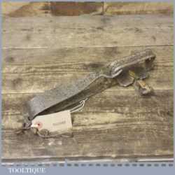 Vintage 11" Gin Trap Mark 110 With Brass Tongue And Catch - Decorative