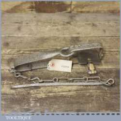 Vintage Gin Trap With Brass Tongue And Catch - Decorative