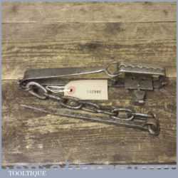Vintage Gin Trap Measures Approx 9” Long With Holding Stake - Decorative