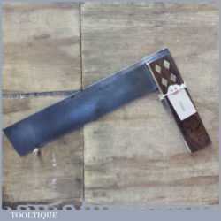 Accurate Vintage 12” Rosewood 4 Diamond Stud Brass Try Square - Good Condition