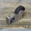 Vintage 1 3/16” Wide Cast Steel Bull Nose Plane With Rosewood Infill Wedge