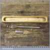 Vintage Expandable Bit Set With 2 Cutters In Wooden Box - Good Condition