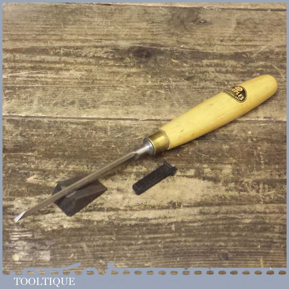 Vintage Marples ¼” Bevel Edge Chisel With Boxwood Handle Sharpened