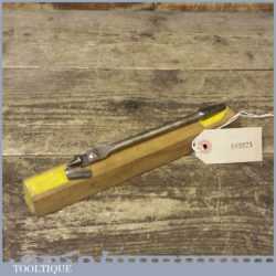 Vintage Smaller Size Expandable Bit Set With 1 Cutter Wooden Box - Good Condition