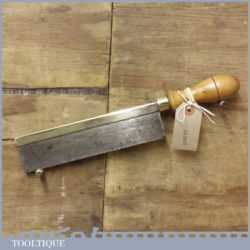 Vintage John Cockerill Of Sheffield Gents Hand Saw - Nice Boxwood Handle