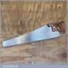 Vintage Henry Disston Philadelphia Cross Cut Saw 5 TPI - Superb Sharp & Straight