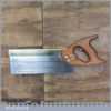 Vintage Spear And Jackson 10” Dovetail Saw With Brass Studs - Sharp and Straight