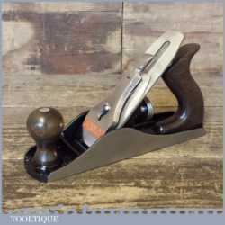 Vintage Stanley No: 4 Smoothing Plane Made In England - Fully Refurbished