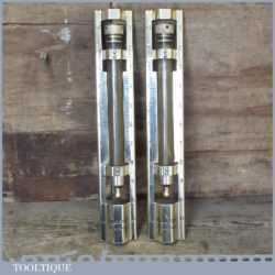 Scarce Vintage Aquarule Brass Water Level Made In England