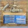 Vintage Boxed Record No: 044 Combination Plough Plane - Good Condition