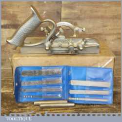Vintage Boxed Record No: 044 Combination Plough Plane - Good Condition