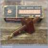 Boxed Marples Rosewood And Brass Mortise Gauge - Good Condition