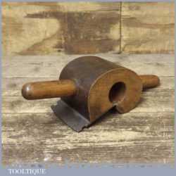 Antique Chair Makers Beech Wood 1 ½” – 1” Dowelling Rounding Plane - Good Condition