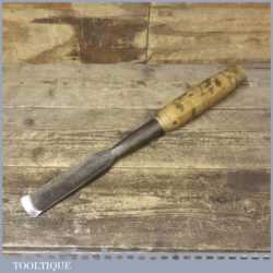 Large Vintage 1 ½” Mathieson & Son Cast Steel Heavy Duty Framing Chisel - Good Condition