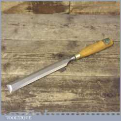 Superb Vintage R Sorby Kangaroo Brand 1” Bevel Edge Paring Chisel - Boxwood