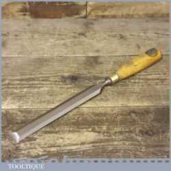 Superb Vintage Robert Sorby Kangaroo Brand 1” Bevel Edge Paring Chisel - Boxwood