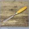 Vintage 1” Bevel Edge Chisel With Boxwood Handle - Good Condition
