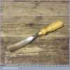 Vintage 1 1/8” Marples & Sons Curved Gouge Chisel - Boxwood Handle
