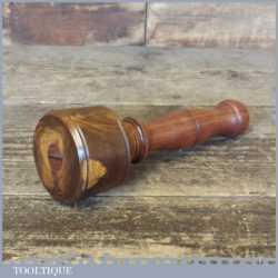 Superb Small Lignum Woodcarving Mallet With 2 ½” Head - Mahogany Handle