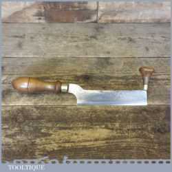 Antique Kitchenalia Herb Cutter With Beech Wood Handles - Sharpened